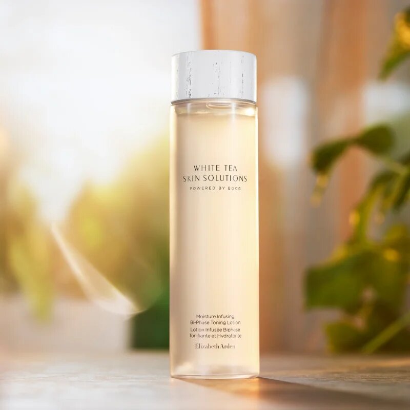 Elizabeth Arden White Tea Skin Solutions Moisture Infusing Bi-phase Toning Lotion хидратиращ тоник за двуфазно третиране на кожата на лицето за жени
