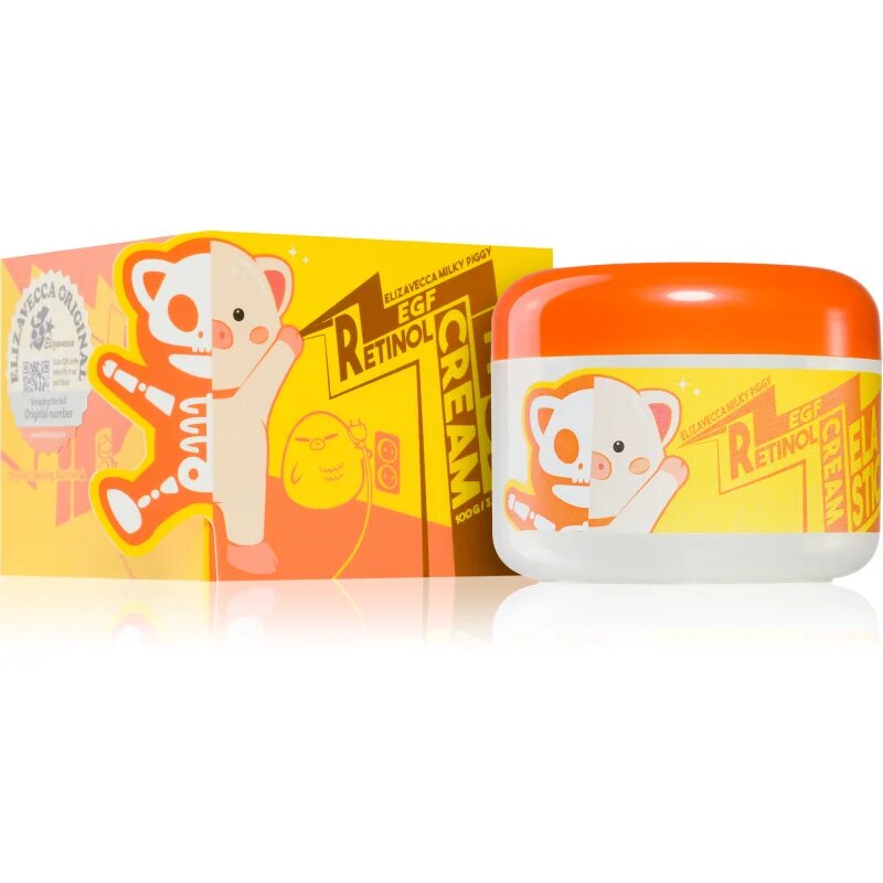 Elizavecca Milky Piggy EGF Elastic Retinol Cream дълбоко регенериращ нощен крем с ретинол 100 мл.