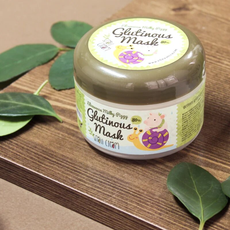 Elizavecca Milky Piggy Glutinous Mask 80% Snail Cream интензивна хидратираща и подхранваща маска с екстракт от охлюв 100 гр.