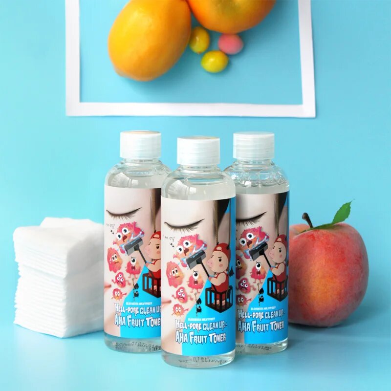 Elizavecca Milky Piggy Hell-Pore Clean Up AHA Fruit Toner тоник за редуциране на разширените пори с пилинг ефект 200 мл.