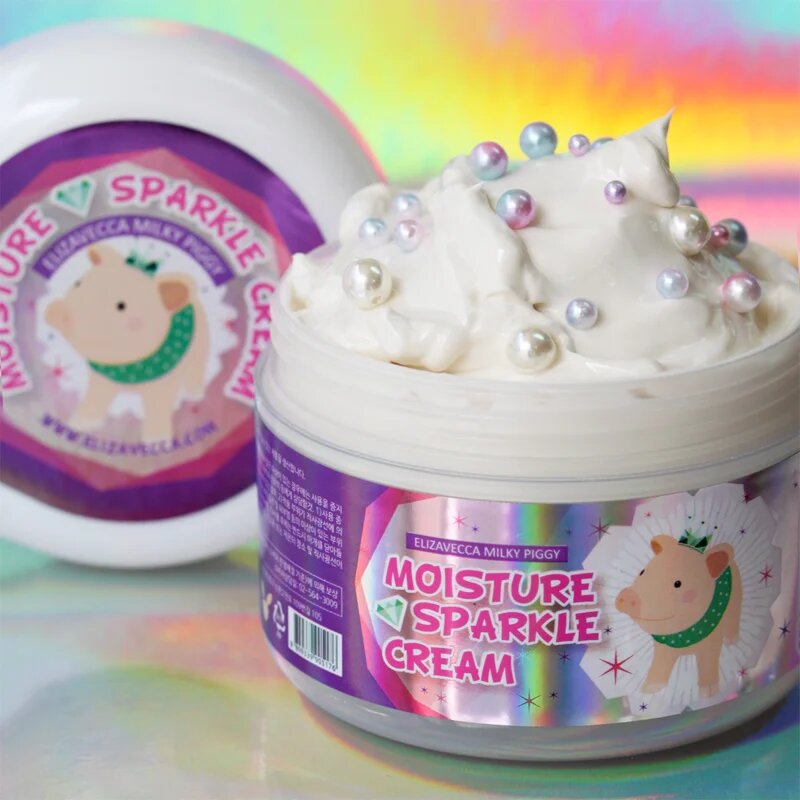 Elizavecca Milky Piggy Moisture Sparkle Cream озаряващ хидратиращ крем 100 мл.