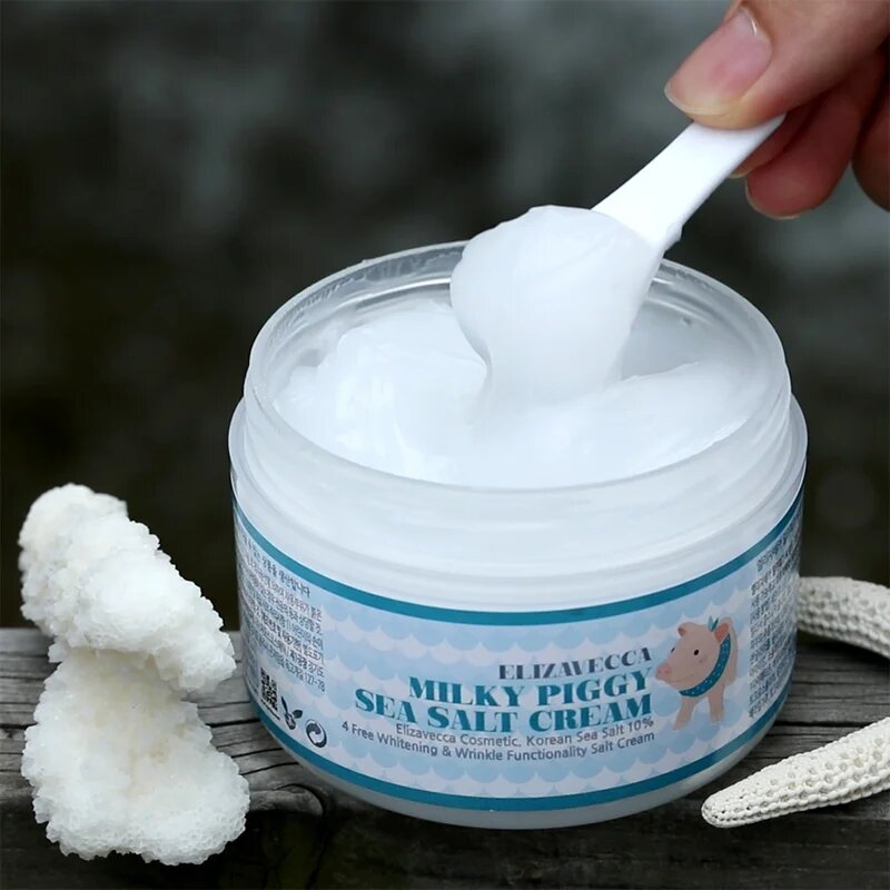 Elizavecca Milky Piggy Sea Salt Cream защитен хидратиращ крем с ревитализиращ ефект 100 мл.