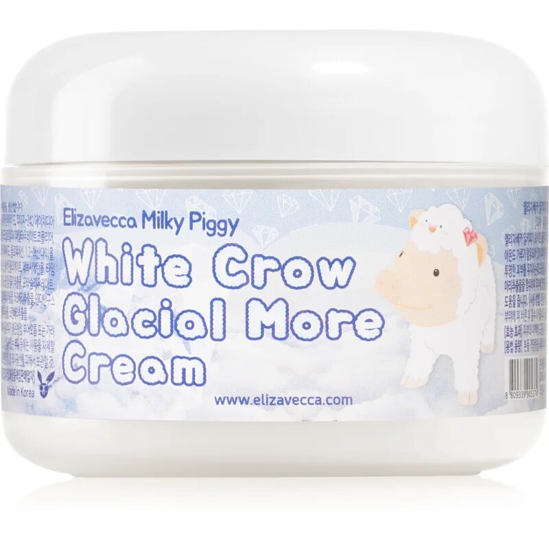 Elizavecca Milky Piggy White Crow Glacial More Cream озаряващ хидратиращ крем 100 мл.
