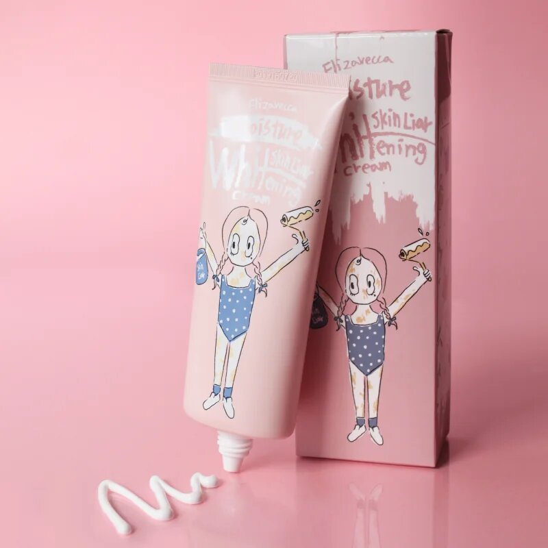 Elizavecca Skin Liar Moisture Whitening Cream озаряващ тониращ флуид да уеднакви цвета на кожата 100 мл.