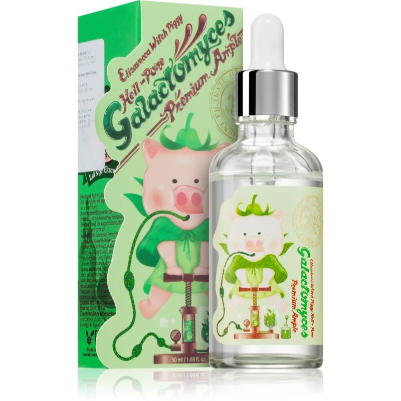 Elizavecca Witch Piggy Hell-Pore Galactomyces Premium Ample лек серум за успокояване и подсилване на чувствителната кожа 50 мл.