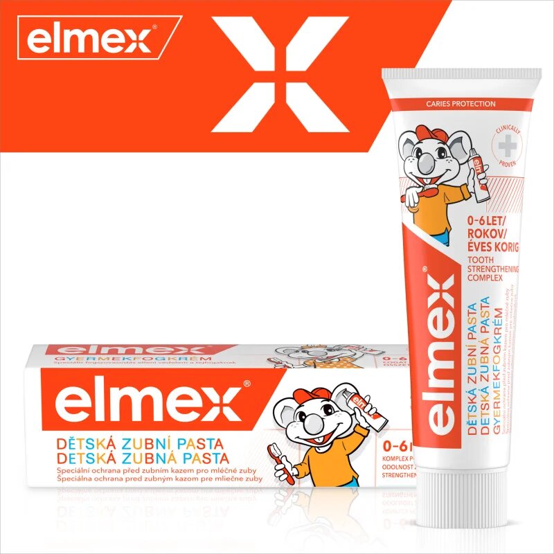 Elmex Caries Protection Kids паста за зъби за деца 2 x 50 мл.
