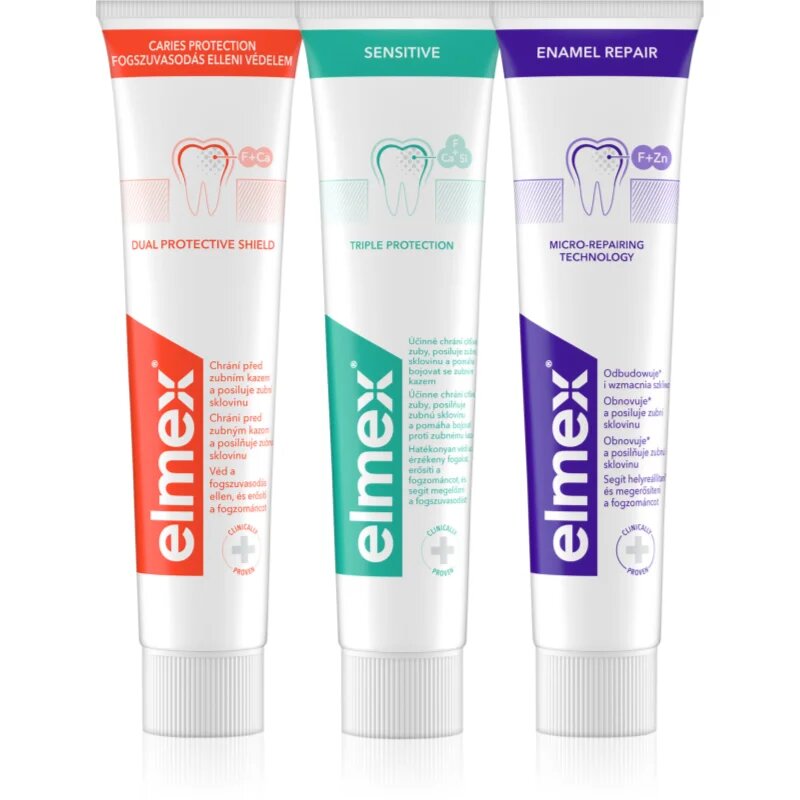 Elmex Mix Trio паста за зъби 3x75 мл.
