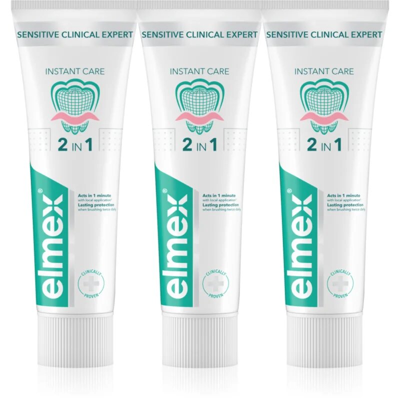 Elmex Sensitive Clinical Expert паста за зъби за чувствителни зъби 3x75 мл.