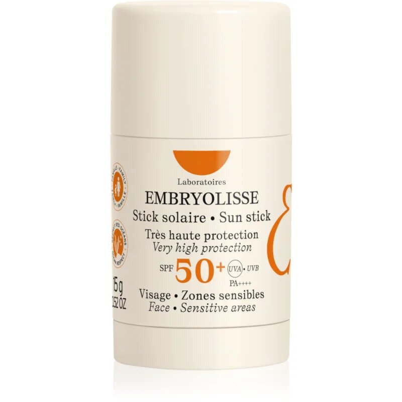 Embryolisse STICK SOLAIRE SPF50+ слънцезащитен крем в стик SPF 50+ 15 гр.