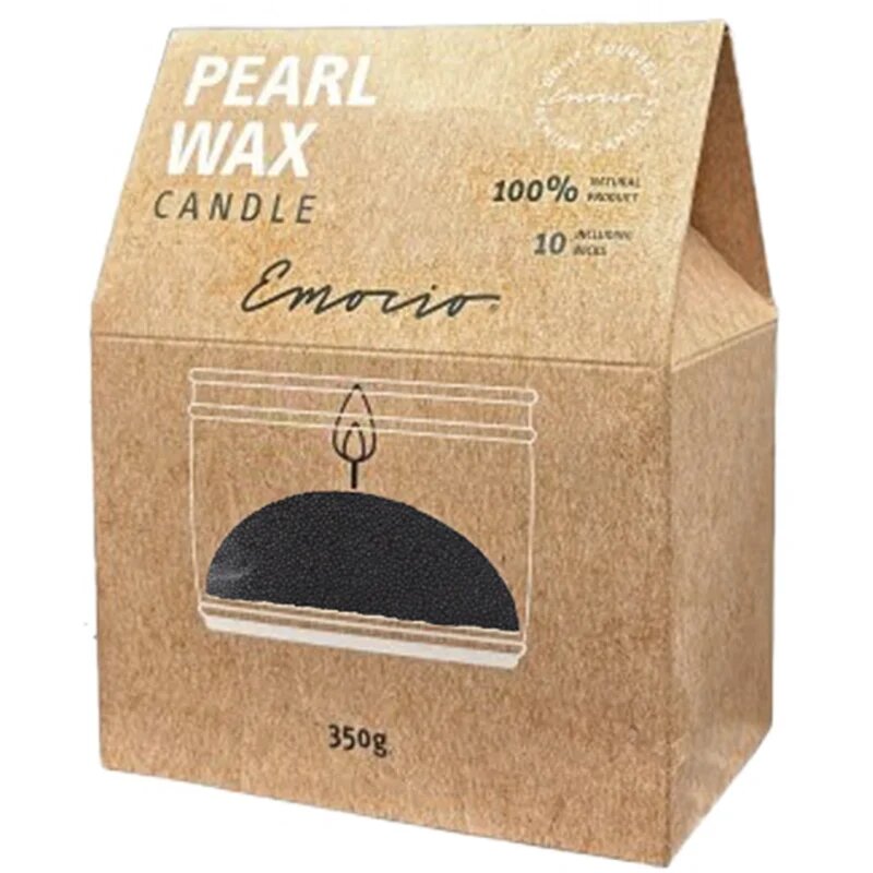 Emocio Pearl Wax Black свещ 350 гр.