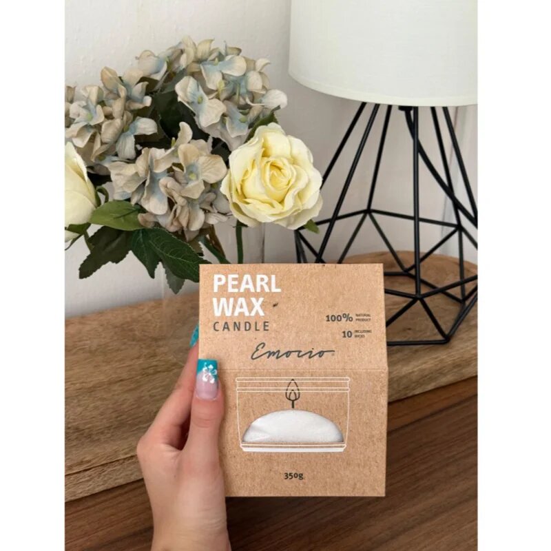 Emocio Pearl Wax White свещ 350 гр.