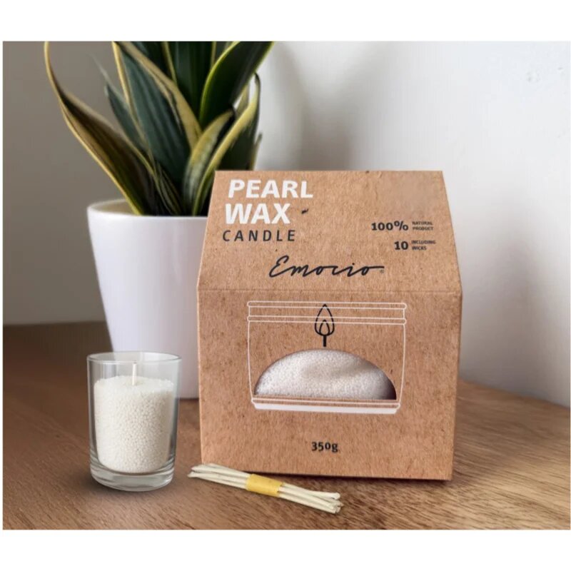 Emocio Pearl Wax White свещ 350 гр.