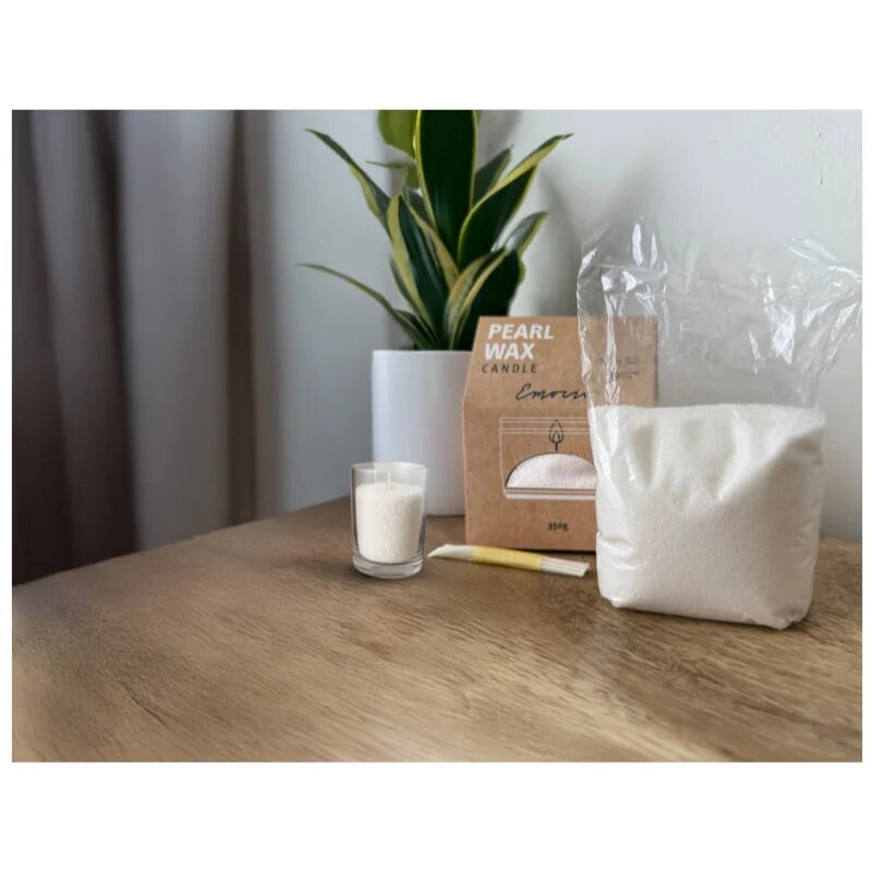Emocio Pearl Wax White свещ 350 гр.
