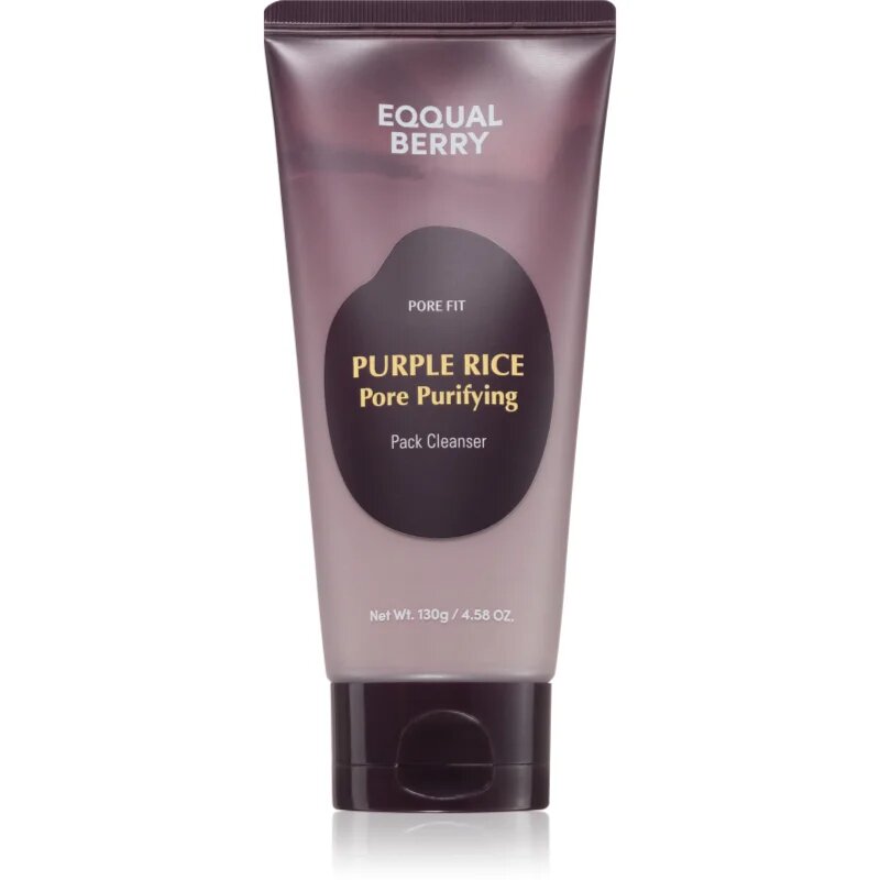 EQQUALBERRY Purple Rice Pore Purifying Pack Cleanser дълбокопочистваща пяна с ексфолиращо действие 130 гр.