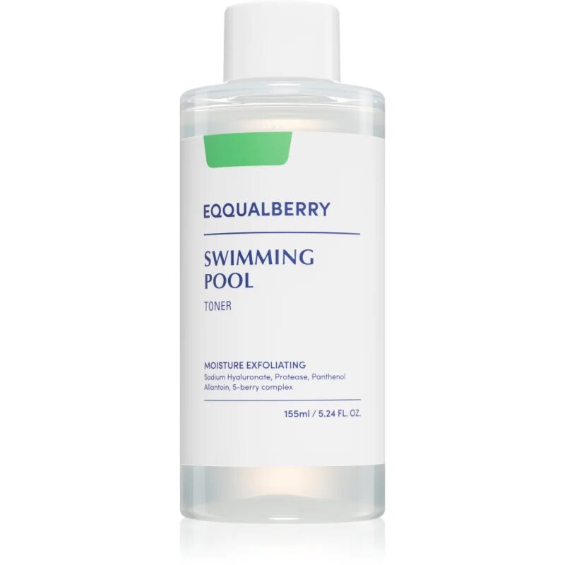EQQUALBERRY Swimming Pool Toner хидратиращ тоник с ексфолиращо действие 155 мл.