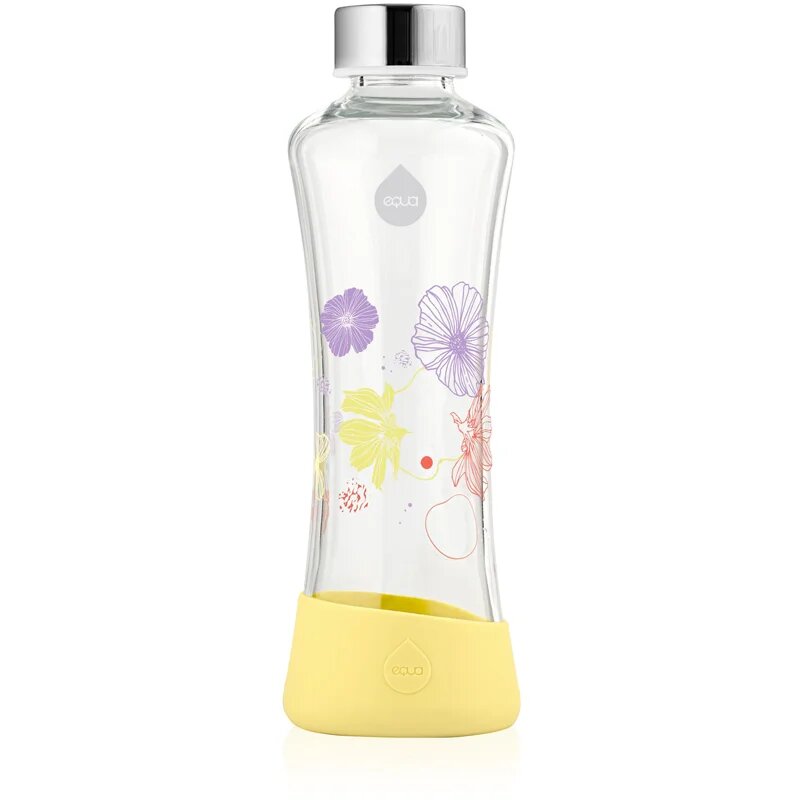 EQUA FlowerHead стъклена бутилка за вода Daisy 1 бр.