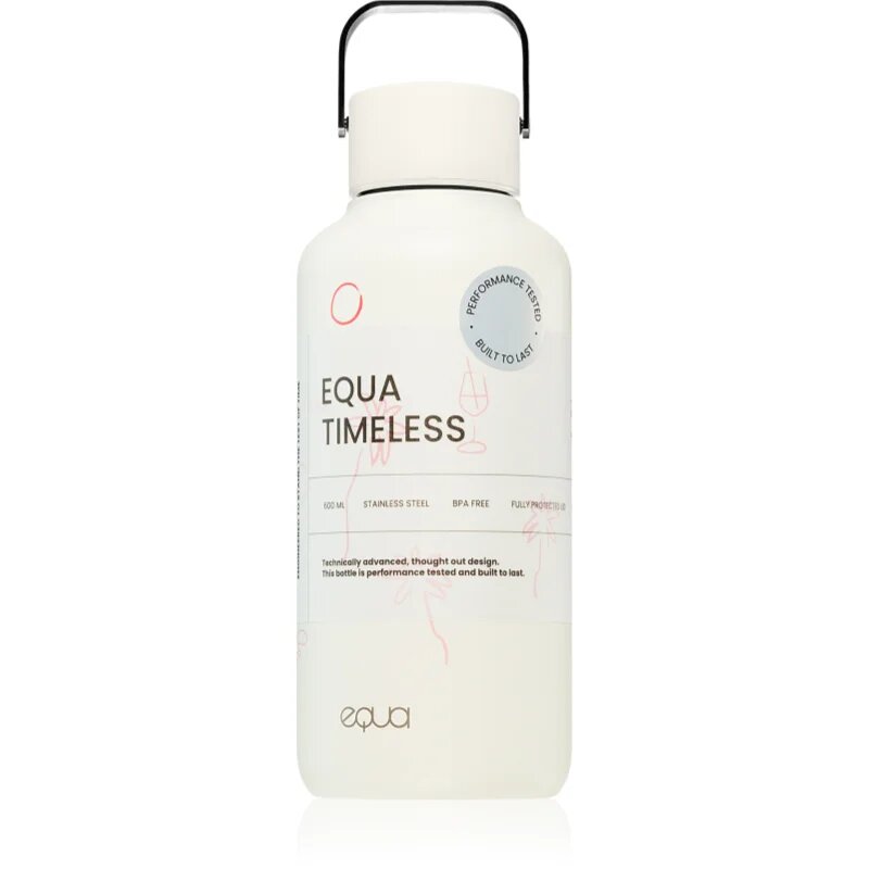 EQUA Timeless неръждаема бутилка за вода малка боя C'est La Vie 1 бр.