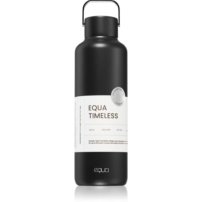 EQUA Timeless Thermo термобутилка малка боя Dark 1 бр.