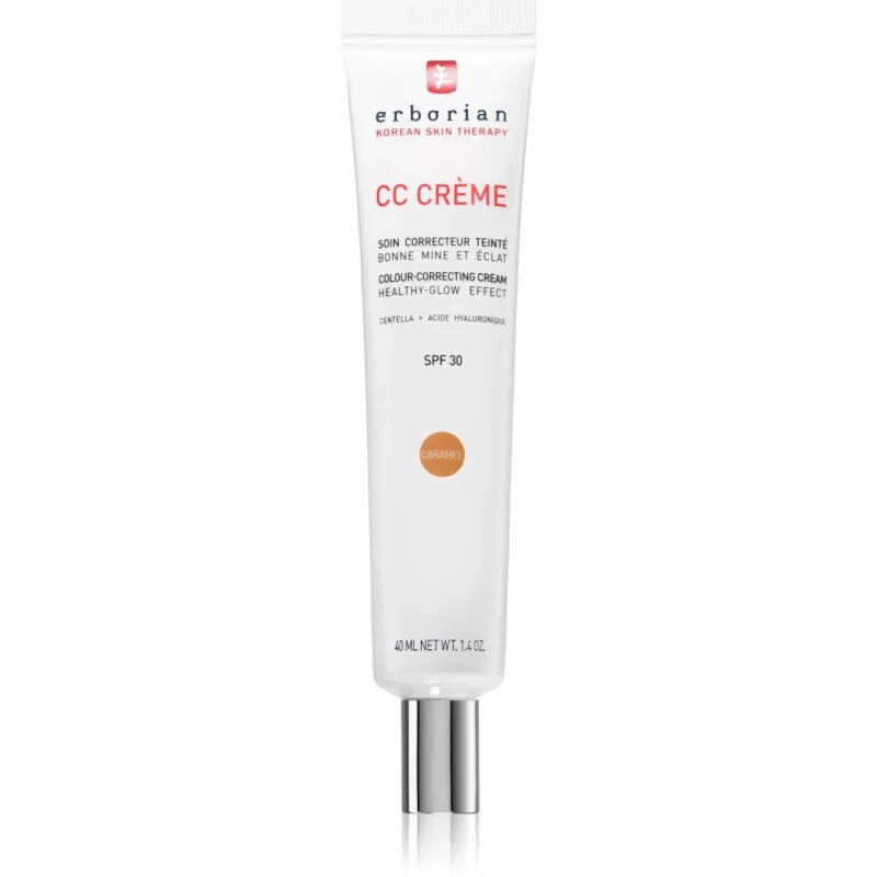 Erborian CC Crème Centella Asiatica CC крем за уеднаквяване тена на лицето SPF 30 цвят Caramel 40 мл.