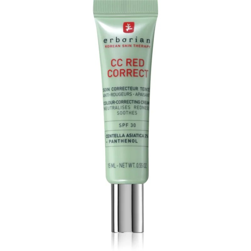Erborian CC Red Correct CC крем против зачервяване на кожата SPF 30 15 мл.