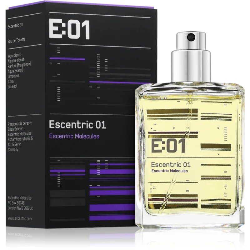 Escentric Molecules Escentric 01 тоалетна вода унисекс + Case 30 мл.