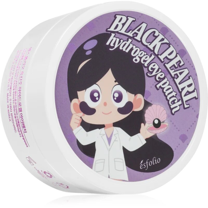 esfolio Black Pearl хидрогел стелки за околоочната област 60 бр.