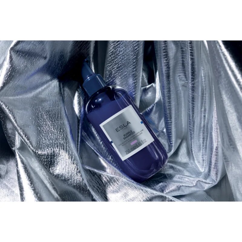 ESLA ITALY Purple шампоан за руса коса неутрализиращ жълтеникавите оттенъци 250 мл.