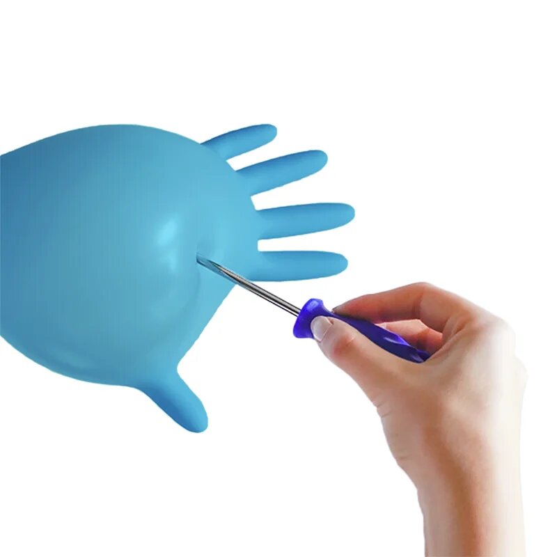 Espeon Nitril Ideal3 Examination Gloves Blue нитрилни ръкавици без пудра за предпазване и изследвания размер XL 100 бр.