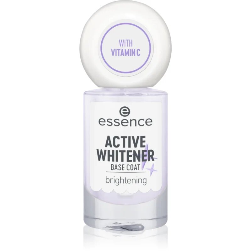 Essence Active Whitener Base Coat базов лак за нокти с избелващ ефект 8 мл.