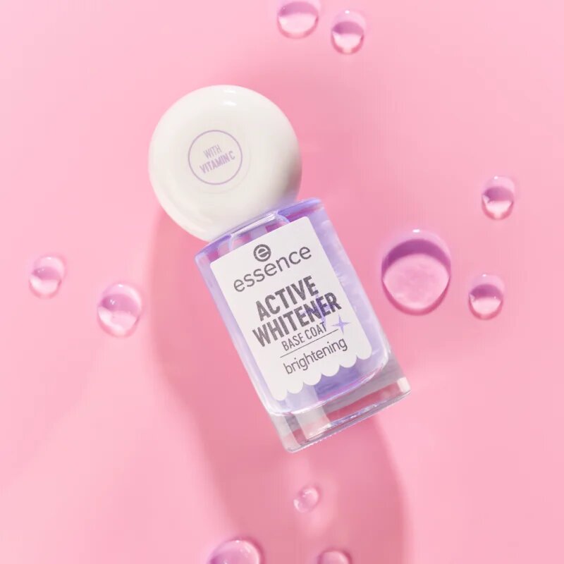 Essence Active Whitener Base Coat базов лак за нокти с избелващ ефект 8 мл.