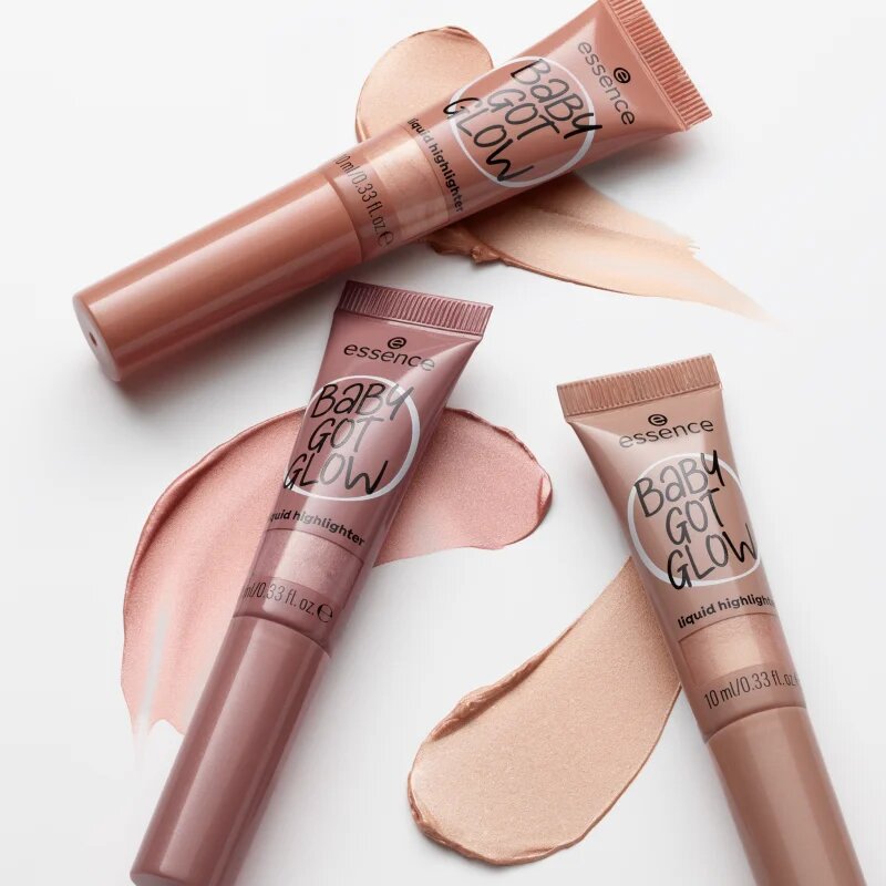 Essence BABY GOT GLOW течен хайлайтър цвят 30 Breezy Bronze 10 мл.