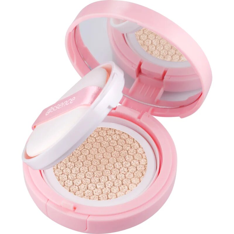 Essence BRIGHTEN UP! Cushion Foundation фон дьо тен в гъба цвят 10 Honey 12 гр.