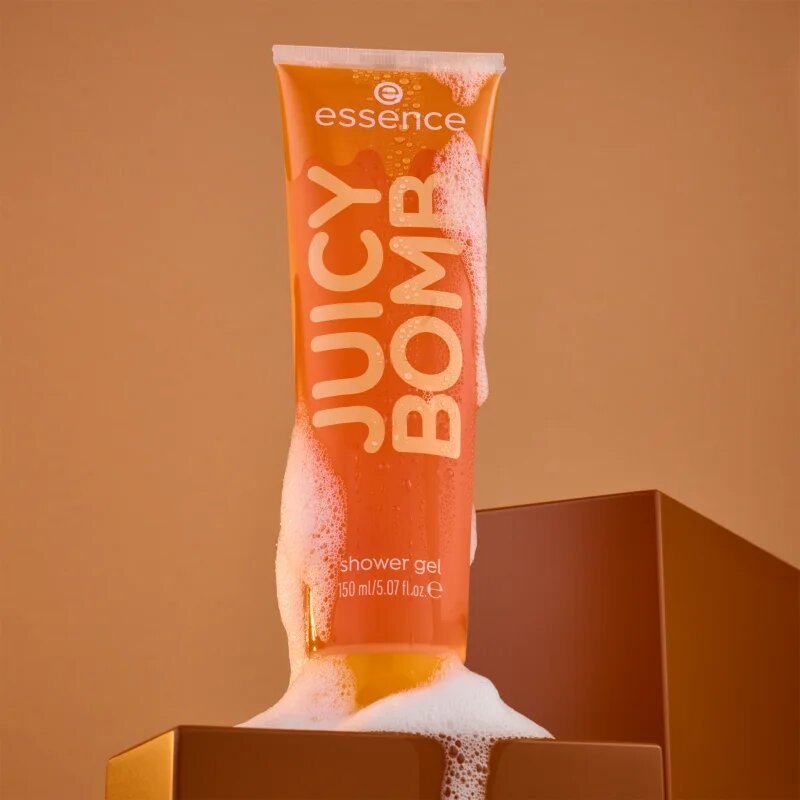 Essence caramelted Juicy Bomb душ гел с аромат на карамел 01 Caramel Splash! 150 мл.