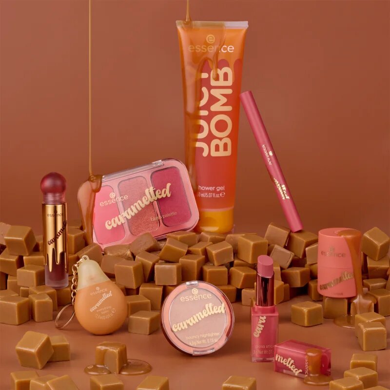 Essence caramelted Juicy Bomb душ гел с аромат на карамел 01 Caramel Splash! 150 мл.