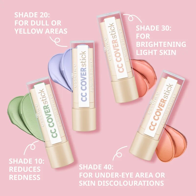Essence CC COVERstick крем-коректор в стик цвят 40 Peach 6 гр.