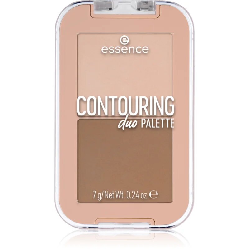 Essence CONTOURING DUO PALETTE палитра контури за лице цвят 10 Light 7 гр.