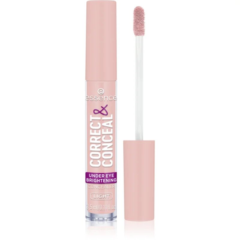 Essence CORRECT & CONCEAL озаряващ коректор против тъмни кръгове под очите цвят 10 Light 3 мл.