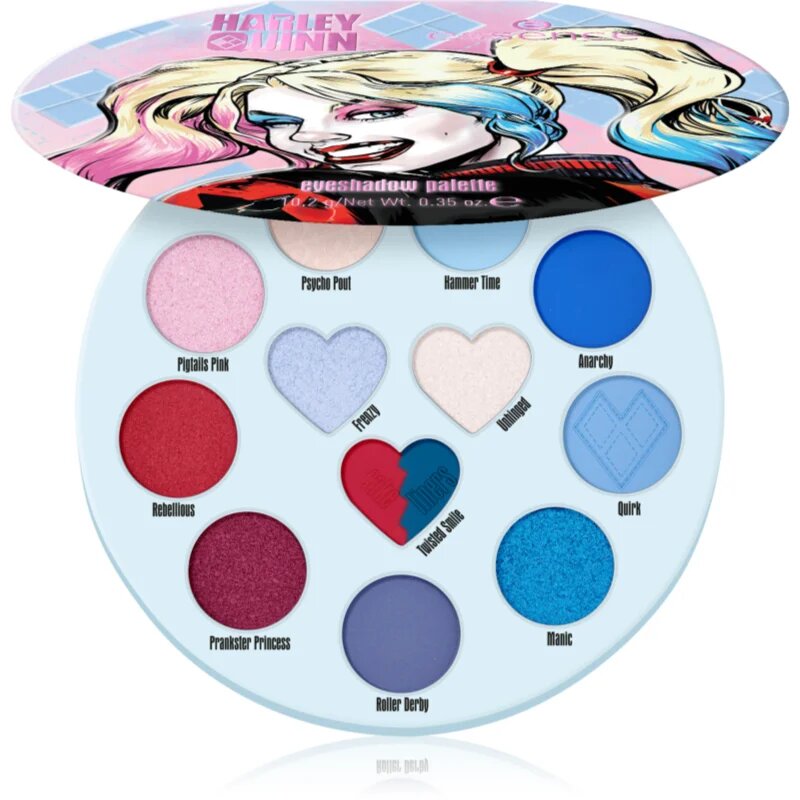 Essence Harley Quinn палитра сенки за очи цвят 02 Mad Love 102 гр.