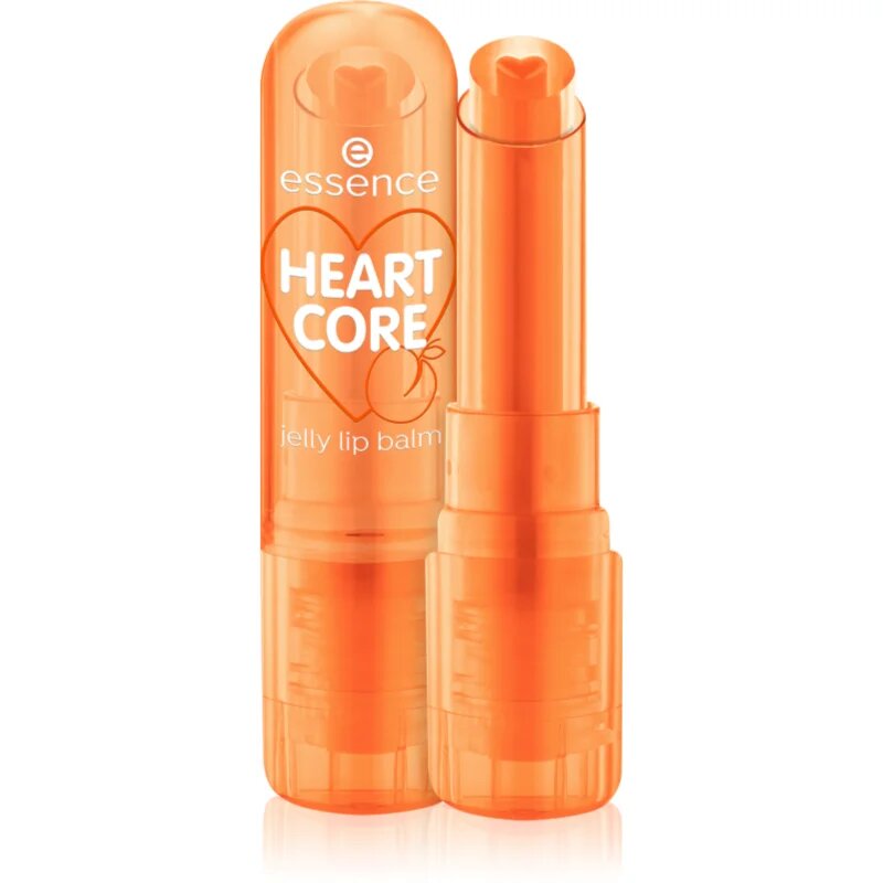 Essence HEART CORE тониращ балсам за устни с блясък цвят 04 Peach Please! 3 гр.