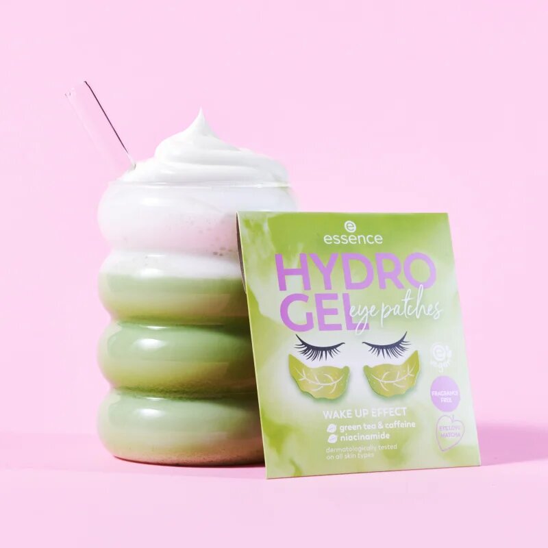 Essence HYDRO GEL хидрогелна маска за околоочната област Eye Love Matcha 1 чифт
