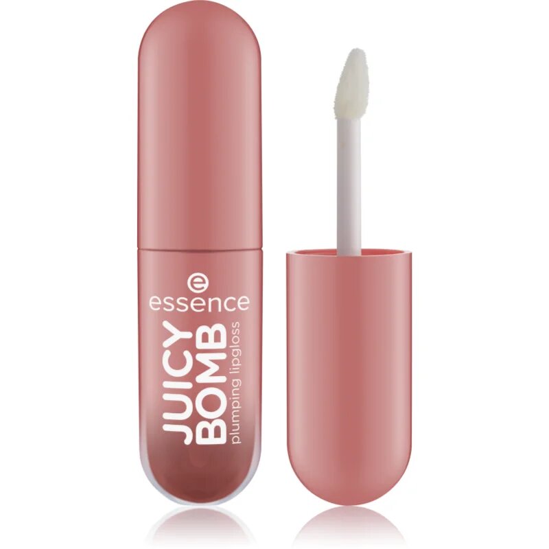 Essence Juicy Bomb блясък за устни с увеличаващ ефект цвят 04 Blossom Peach 2.6 мл.