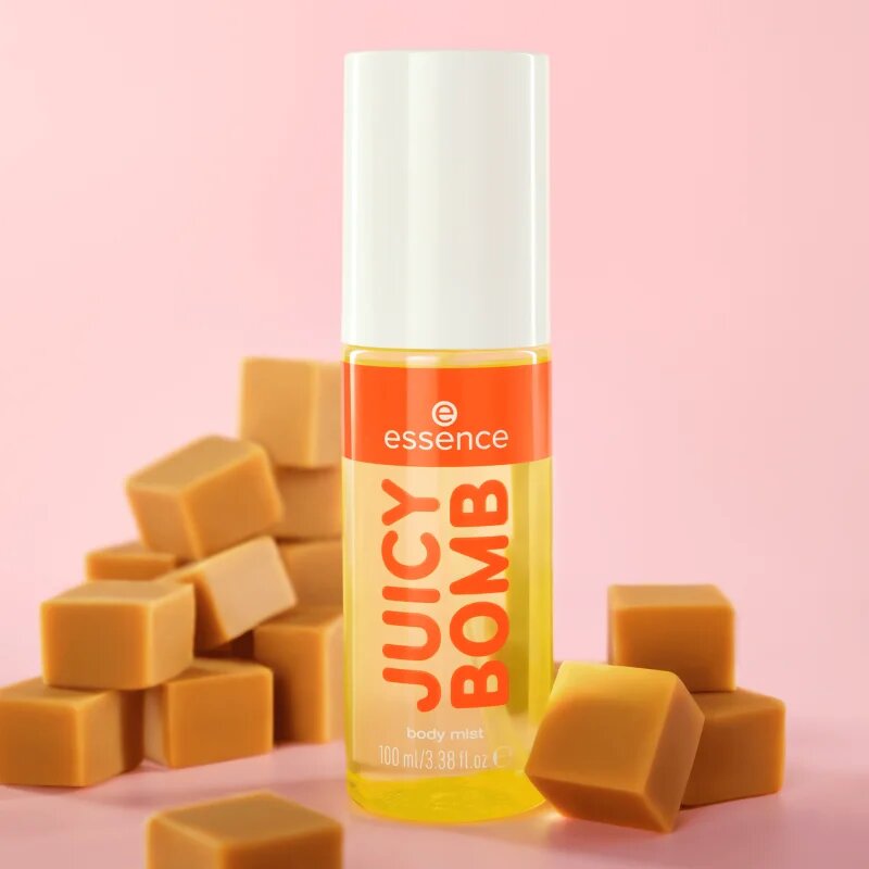 Essence Juicy Bomb Sweet Drop мъгла за тяло аромати 102 Caramel Cloud 100 мл.