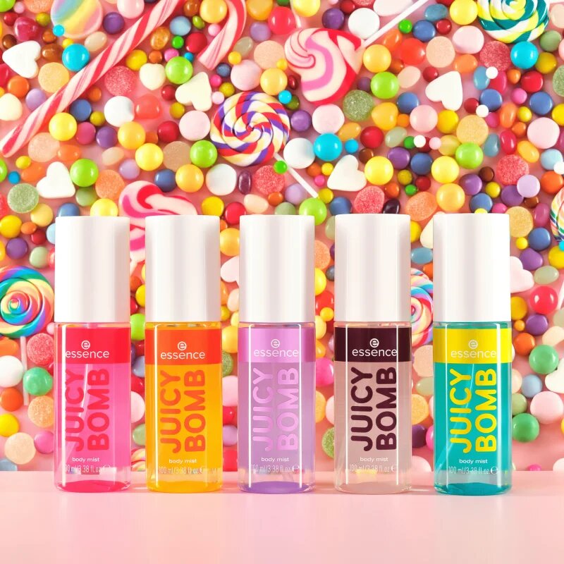 Essence Juicy Bomb Sweet Drop мъгла за тяло аромати 102 Caramel Cloud 100 мл.