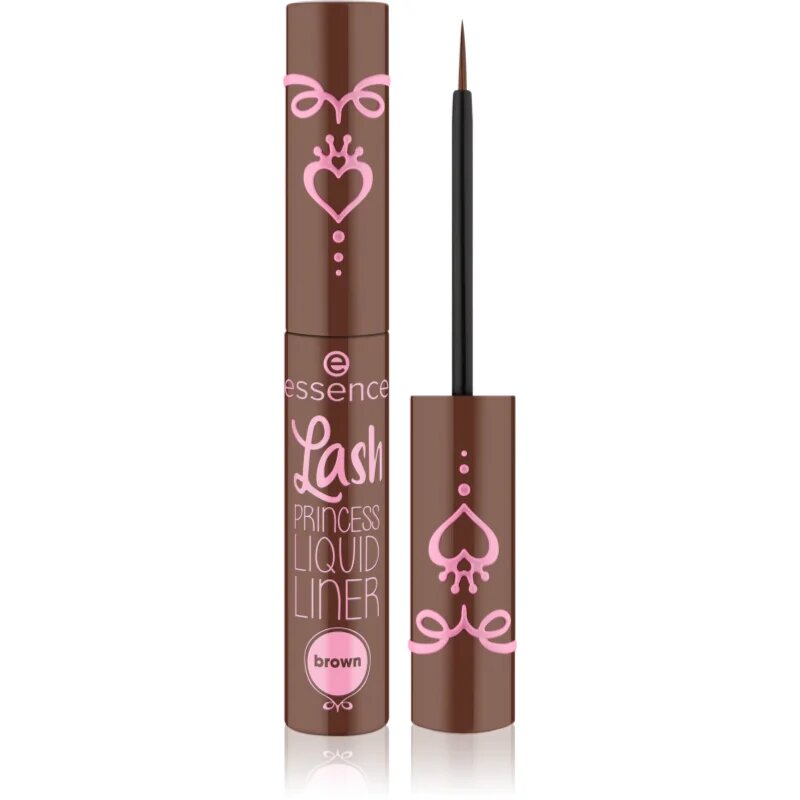 Essence Lash PRINCESS течни очни линии цвят Brown 3 мл.