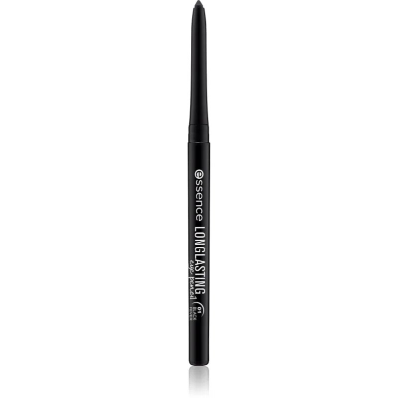 Essence LONG-LASTING молив за очи цвят 01 Black Fever 0.28 гр.