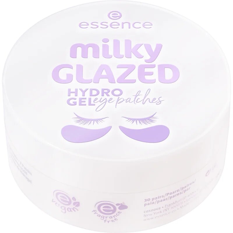 Essence milky GLAZED хидрогел стелки за околоочната област 60 бр.