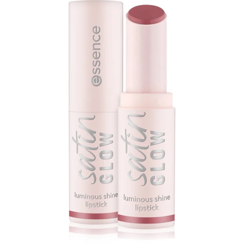 Essence satin GLOW Кремообразно червило със сатенено покритие цвят 03 Rose And Shine 3.5 гр.