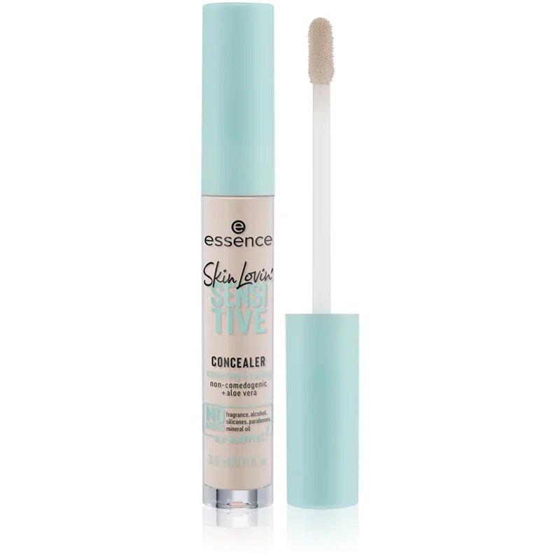Essence Skin Lovin' Sensitive течен коректор цвят 10 Light 35 мл.