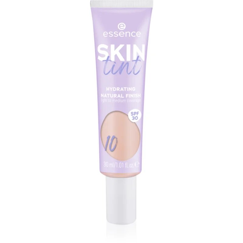 Essence SKIN tint лек хидратиращ фон дьо тен SPF 30 цвят 10 30 мл.
