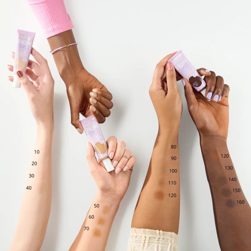 Essence SKIN tint лек хидратиращ фон дьо тен SPF 30 цвят 10 30 мл.